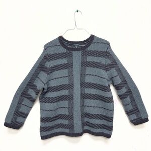 Ann Taylor Men's Crewneck Sweater in Gray and Brown
